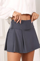 Light fabric tennis skirt