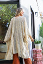 Embroidered Zig Zag Soft Bohemian Kimono