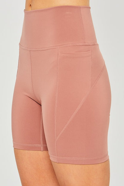 Pocketed Activewear Bike Shorts