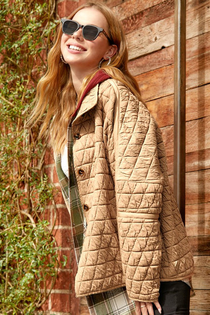 Quilted Slouchy Jacket