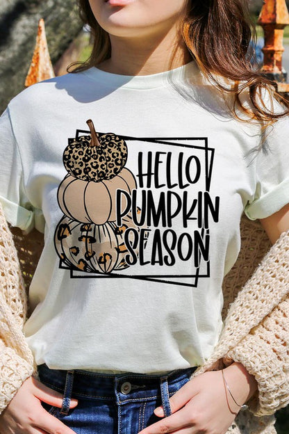 Hello Pumpkin Season Unisex Tshirt