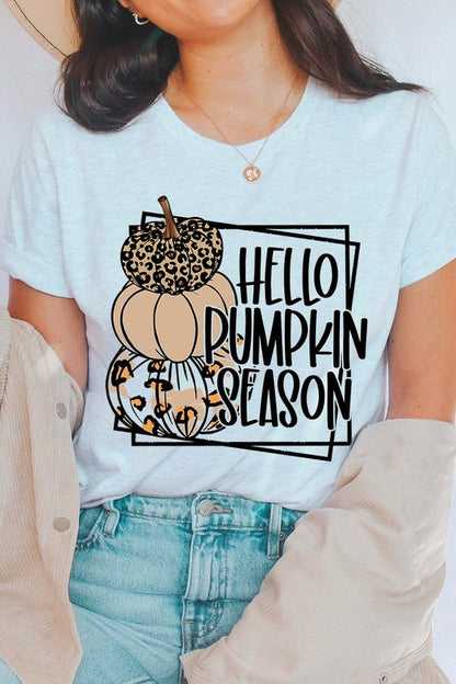 Hello Pumpkin Season Unisex Tshirt