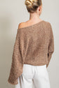 Mocha Loose Fit Knit Top