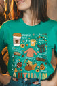 Autumnal, Thanksgiving-inspired, and Fall-themed Graphic Tee