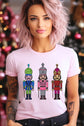 Dazzle Christmas Sequin Nutcracker T-shirt