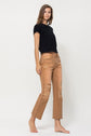 Autumn High-RIse Straight Crop Jeans