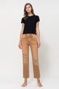 Autumn High-RIse Straight Crop Jeans