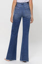 Super High Rise Relaxed Flare Blue Jeans