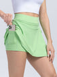 Athletic Tied High Waist Active Shorts