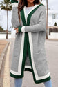 Tiffanys Contrast Hooded Cardigan