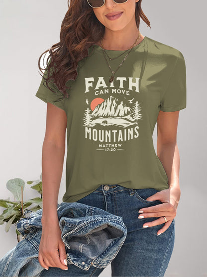 Mathew 17:20 Graphic Short Sleeve T-Shirt