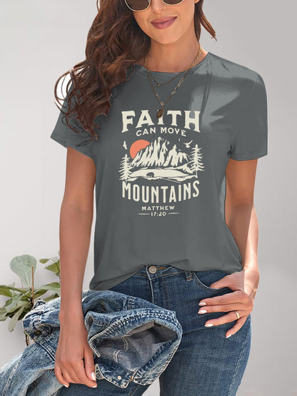 Mathew 17:20 Graphic Short Sleeve T-Shirt