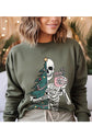 Sorta Merry & Sorta Scary Christmas Graphic Sweatshirt