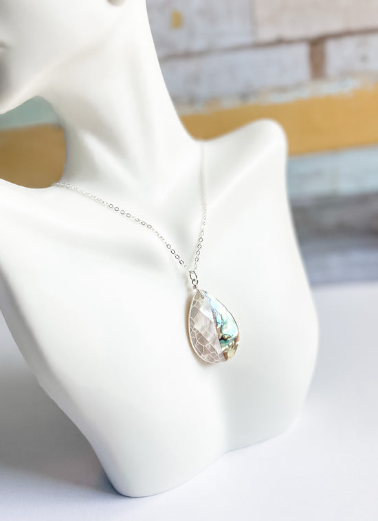 Abalone Mosaic - Mother of Pearl Necklace