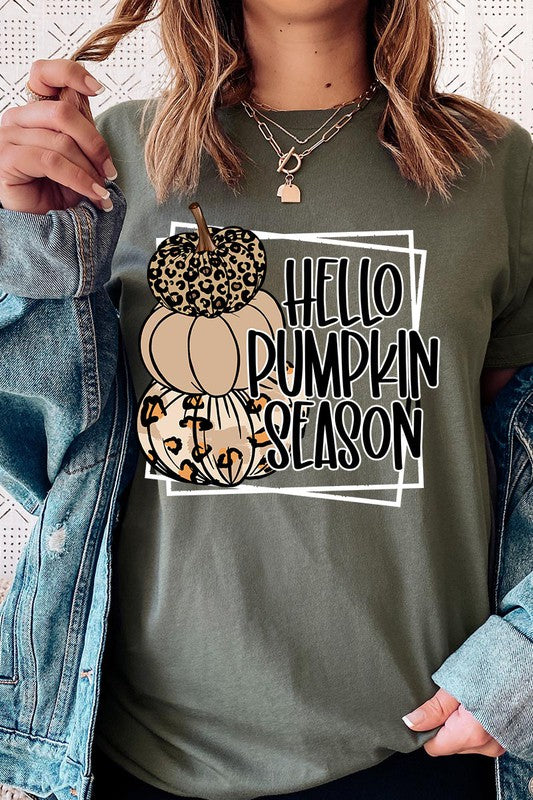 Hello Pumpkin Season Unisex Tshirt