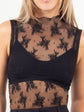 Lanes Lace Mock Neck Top