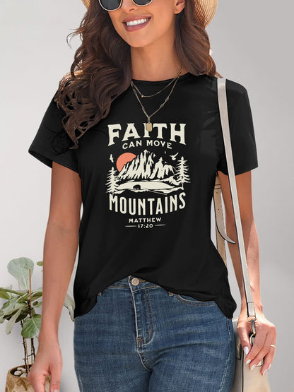 Mathew 17:20 Graphic Short Sleeve T-Shirt