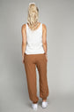 Brown Helicopter Mom Jogger pants