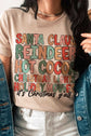 Santa, Reindeers, and Cocoa Graphic Tee