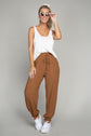 Brown Helicopter Mom Jogger pants