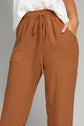 Brown Helicopter Mom Jogger pants