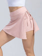 Athletic Tied High Waist Active Shorts