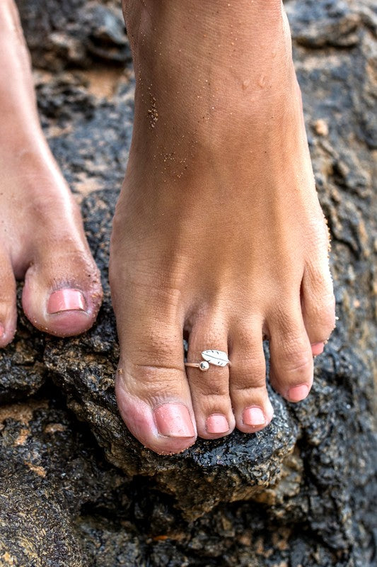 sterling silver toe ring