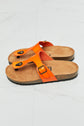 Drift Away T-Strap Flip-Flop in Orange