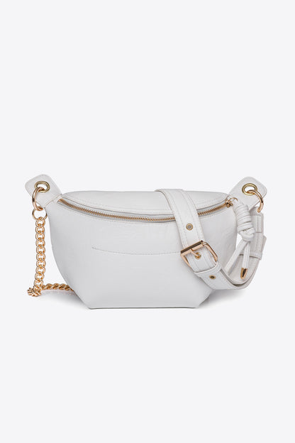 Chain Strap CrossbodyPU Leather Bag