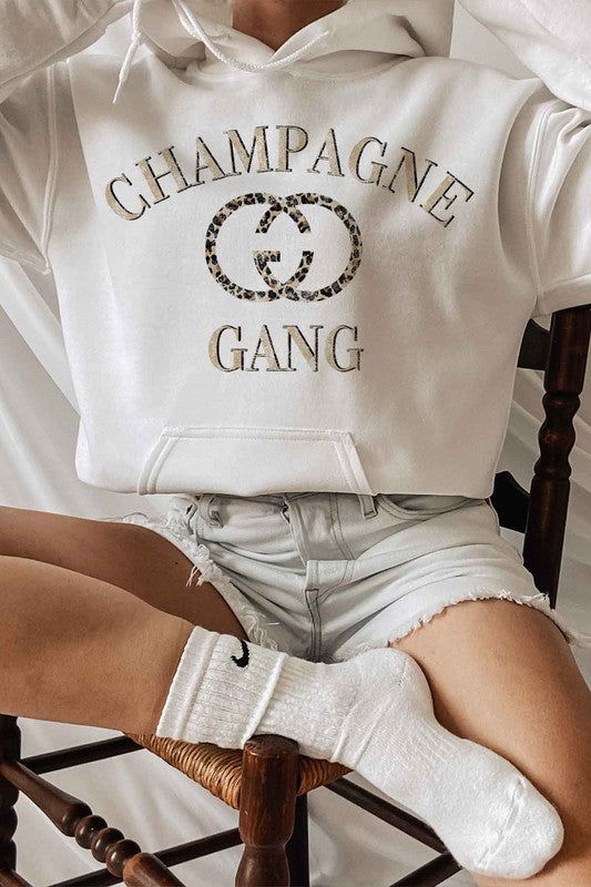 CHAMPAGNE GANG HOODIE PLUS SIZE