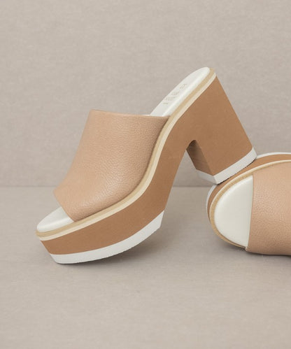 Layered Society Platform Heel Slides