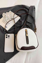 White PU Leather Handbag