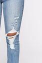 Body Curve Distressed Slit Jeans