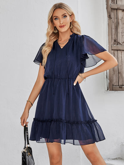 Flutter Sleeve Dress