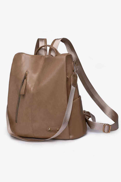 Large Zipper Pocket Backpack