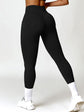 Twisted High Waist Active Pants with Pockets