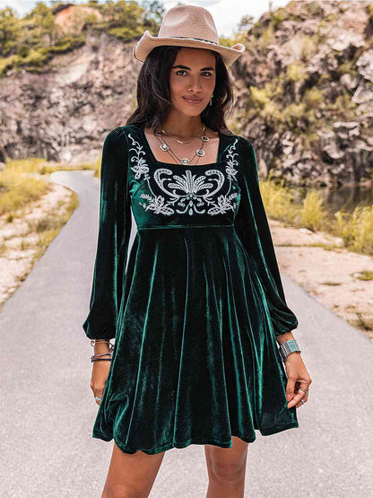 Black Forest Embroidered Dress