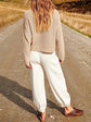 Long Sleeve Knit Top and Joggers Set