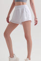 Smocked Waist Sports Shorts