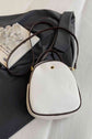 White PU Leather Handbag