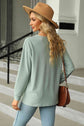 Unique Style V-Neck Long Sleeve Blouse