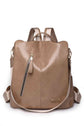 Large Zipper Pocket Backpack