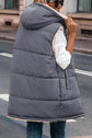 Plush Lining - Longline Hooded Vest