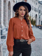 Round Neck Puff Autumn Sleeve Shirt