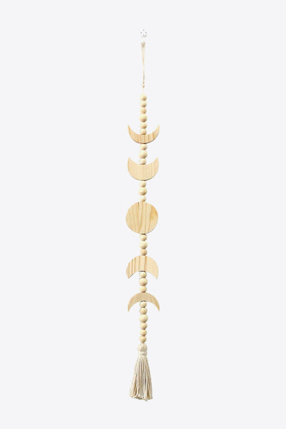 Wooden Tassel Wall Hanging