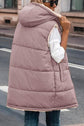 Plush Lining - Longline Hooded Vest