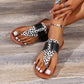 Animal Print Open Toe Sandals