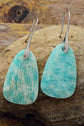 Mint Blue Natural Stone Dangle Earrings