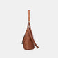 Boho Textured PU Leather Tote Bag