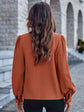 Round Neck Puff Autumn Sleeve Shirt